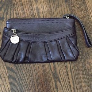 Dark purple clutch